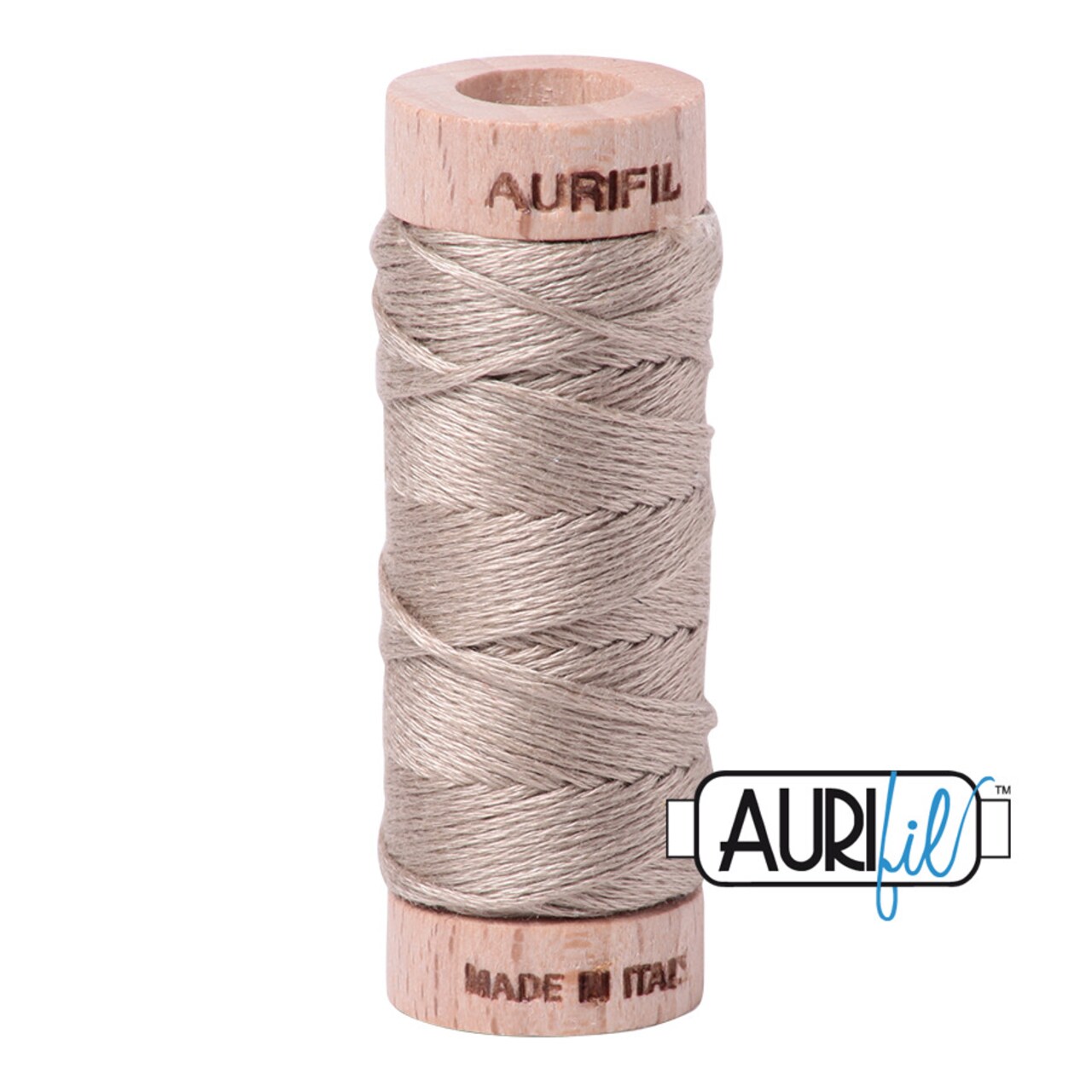 Rope Beige (5011) | Aurifloss Small Spool (18M / 18Y) | Aurifil Thread